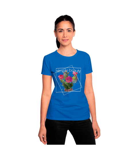 Camiseta Manga Corta Mujer Cactus