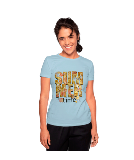 Camiseta Manga Corta Mujer Summer Time