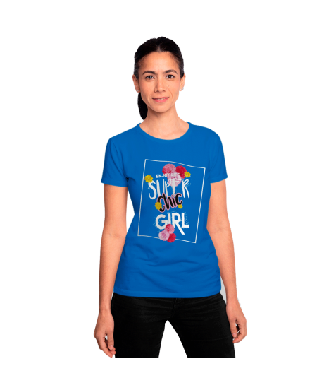 Camiseta Manga Corta Mujer Super Chic