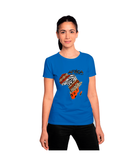 Camiseta Manga Corta Mujer Africa