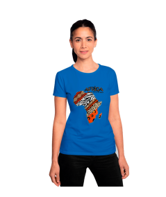 Camiseta Manga Corta Mujer Africa