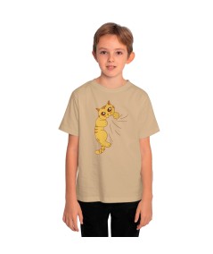Camiseta Niño Manga Corta Gatito