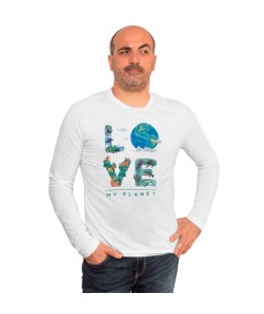 Camiseta Hombre Manga Larga Love