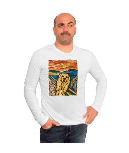 Camiseta Hombre Manga Larga El Grito Perro