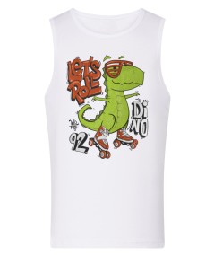 Camisetas Tirantes para Niños Dinosaurio Patinador