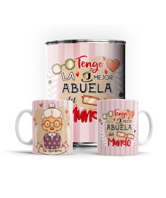 Taza "Tengo a la mejor abuela del mundo"