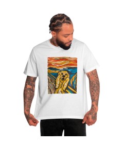 Camiseta Hombre Manga Corta El Grito Perro