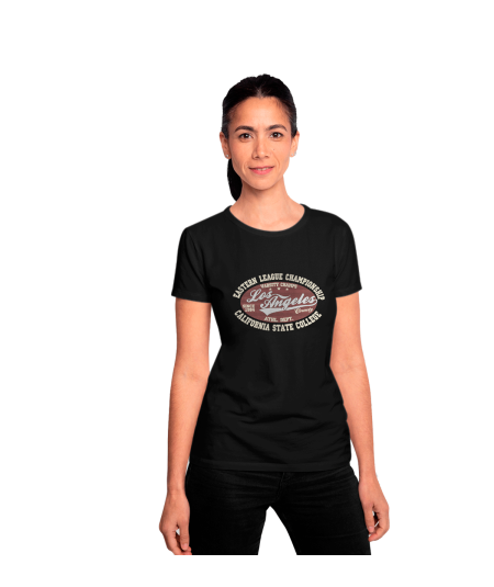 Camiseta Manga Corta Mujer California State Collage