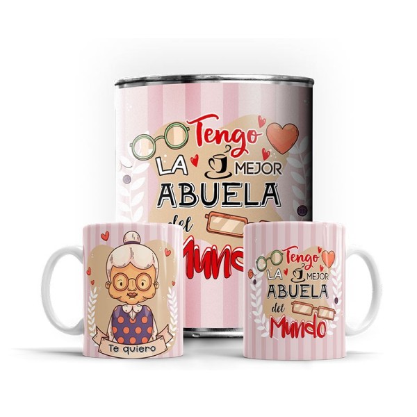 Tazas originales para abuelos | Camisetas en Lata