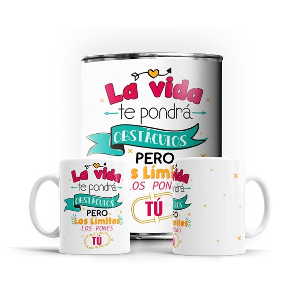 Tazas con Frases Motivadoras | Camisetas en Lata